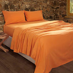 Φανελένιο Σεντόνι Πειραϊκή Πατραϊκή 170X280 / Orange Ochre